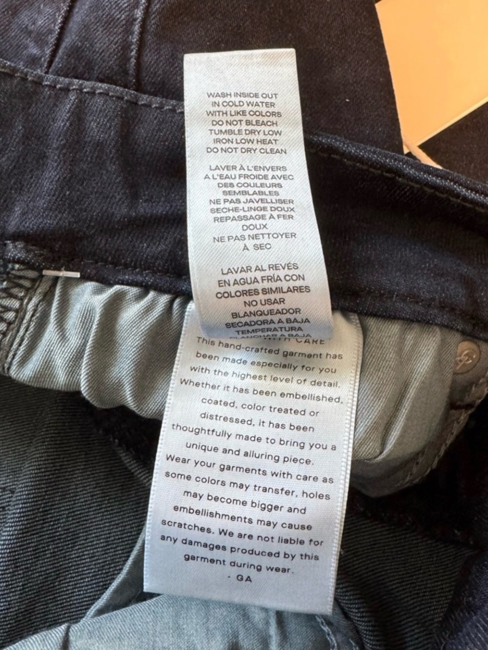 NWT Good American Dark Blue High Waisted Always Fit Good Leg Jeans Size 6-12 - Picture 13 of 14